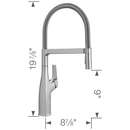 Rivana Semi Pro Pull-Down Dual-Spray - Kitchen Faucet