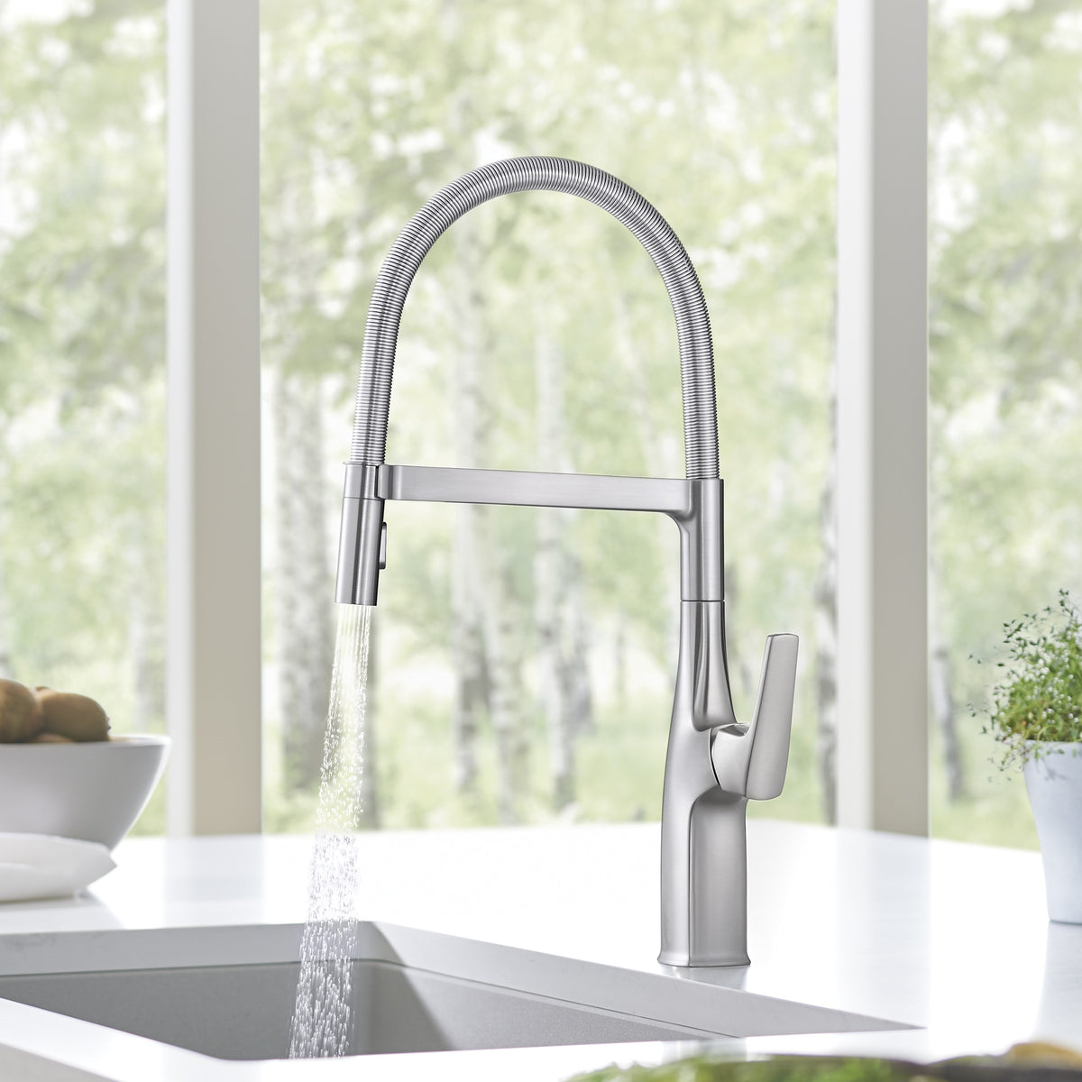 Rivana Semi Pro Pull-Down Dual-Spray - Kitchen Faucet