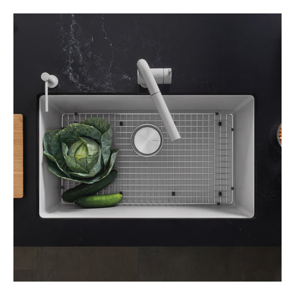 Precis Super Single Bowl Kitchen Sink - Concrete Gray