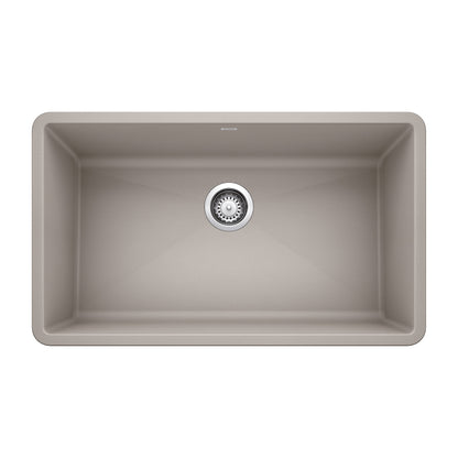Precis Super Single Bowl Kitchen Sink - Concrete Gray