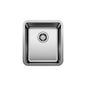 Blanco 442767 FORMERA Kitchen Sink, Satin, Rectangular Shape, 14 in L x 16 in W Bowl x 9 in D Bowl, 16 in L x 18 in W x 9.0787 in H, Undermount Mounting, 304 Stainless Steel