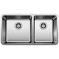 Formera 1-3/4 Offset Bowl Kitchen Sink - Satin - Undermount