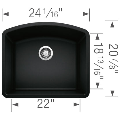 Diamond Single Bowl Undermount - Kitchen Sink