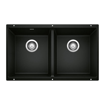 Precis Equal Double Bowl Undermount - Kitchen Sink