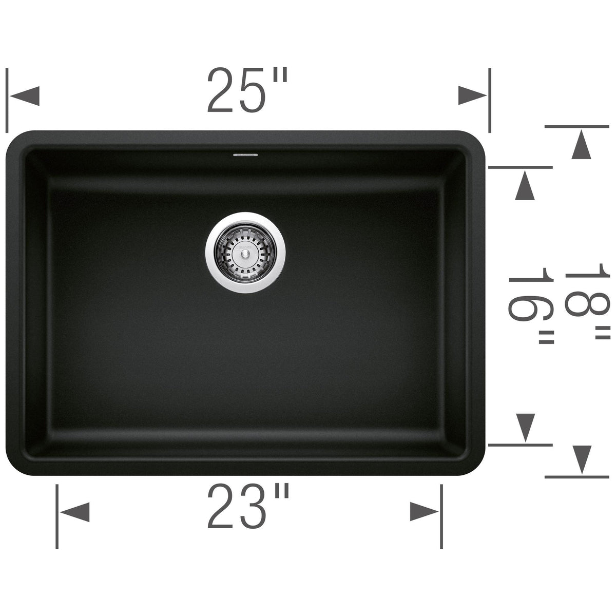Precis ADA Single Bowl Undermount - Kitchen Sink