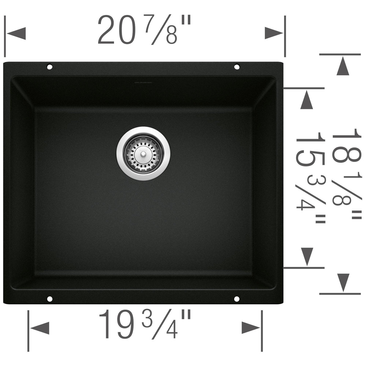 Precis 21 Single Bowl Undermount - Kitchen Sink
