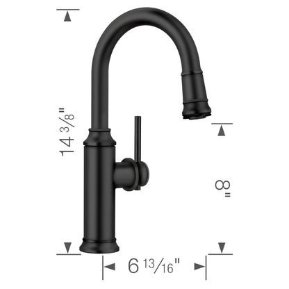Empressa Bar Pull-Down - Bar Faucet
