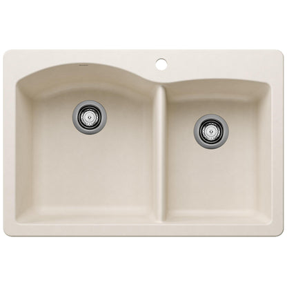 Diamond 1-3/4 Dual Mount Double Bowl - Kitchen Sink