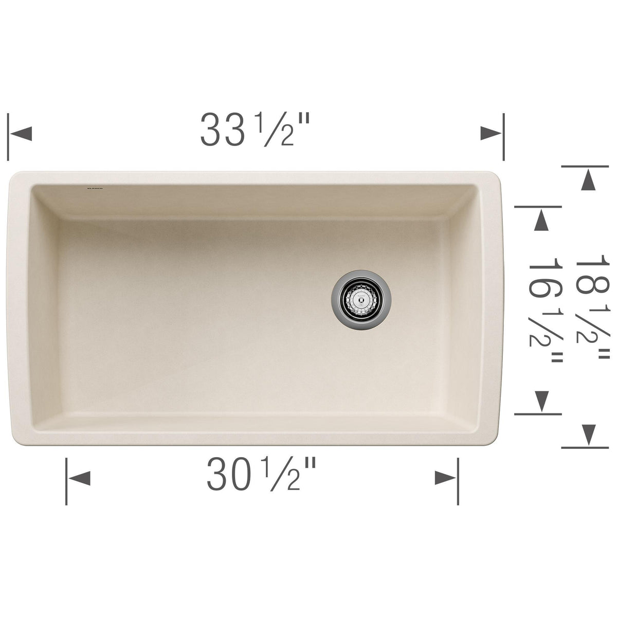 Diamond Super Single Undermount - Kitchen Sink