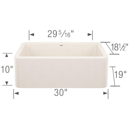 Blanco IKON 30 Single Bowl Apron-Front Farmhouse Sink