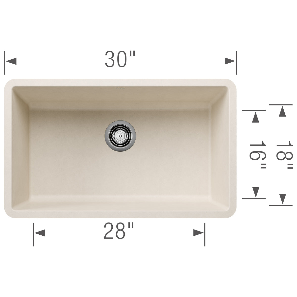 Precis 30 Single Bowl Undermount - Kitchen Sink