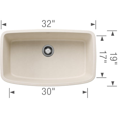 Valea Super Single Undermount - Kitchen Sink