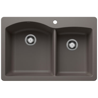 Diamond 1-3/4 Dual Mount Double Bowl - Kitchen Sink