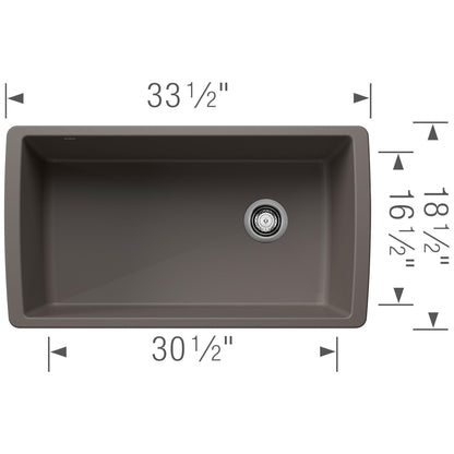 Diamond Super Single Undermount - Kitchen Sink