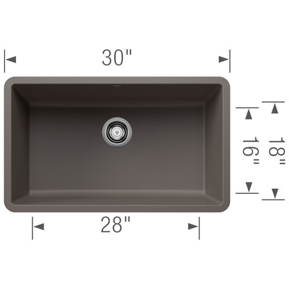 Precis 30 Single Bowl Undermount - Kitchen Sink