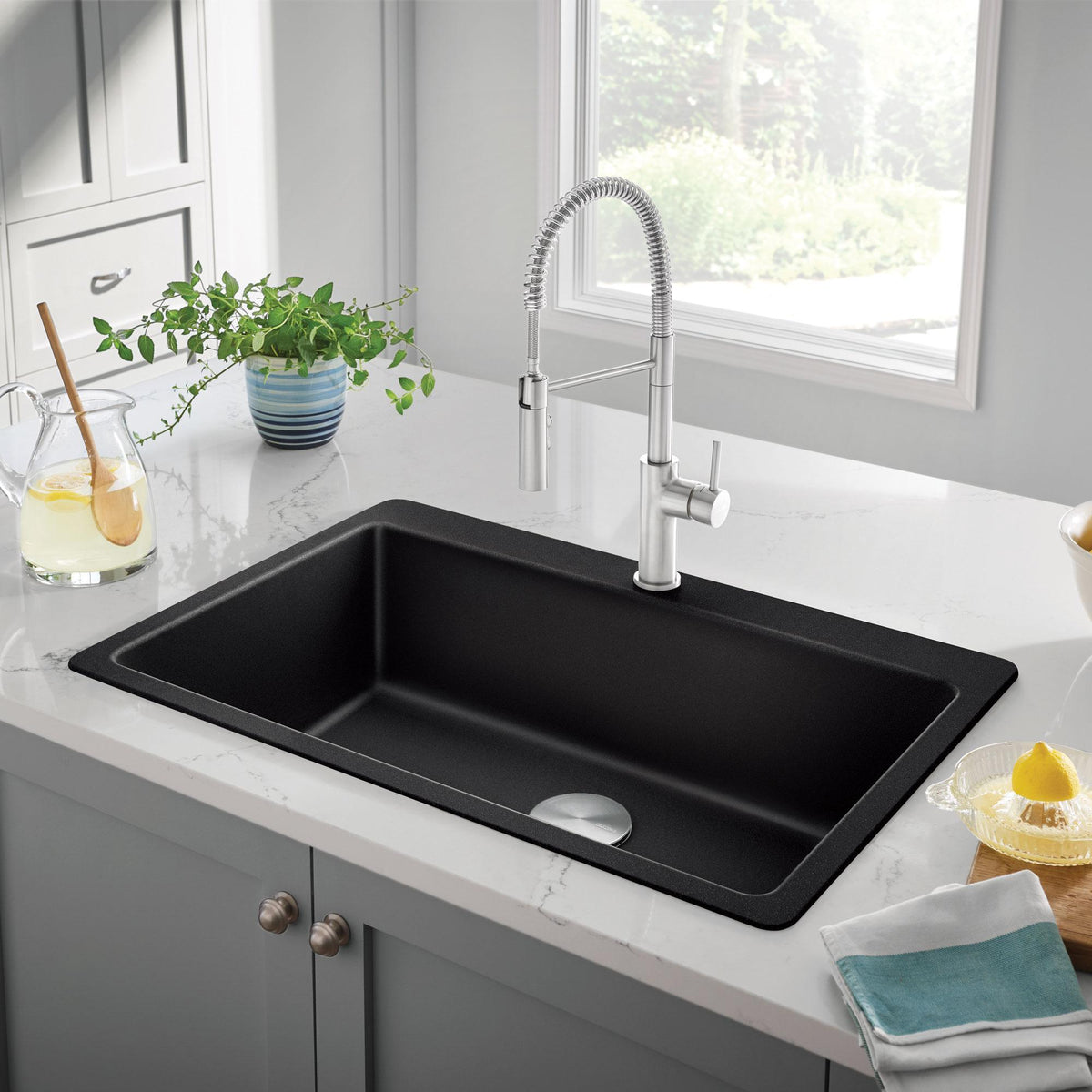 Liven 33 Super Single Dual Mount - Kitchen Sink