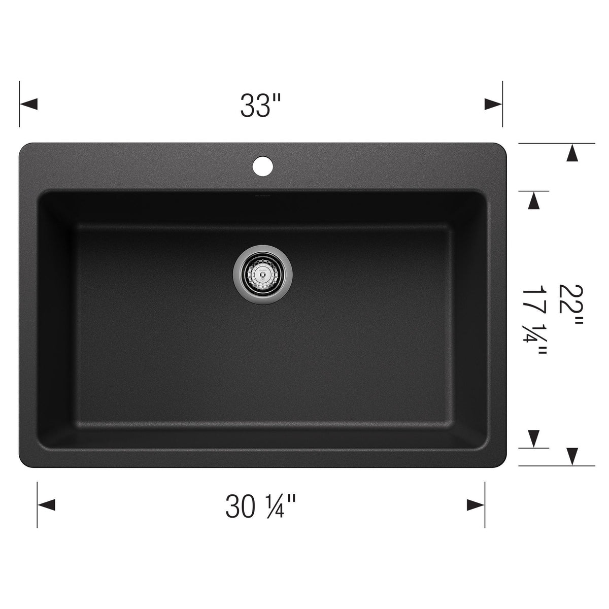 Liven 33 Super Single Dual Mount - Kitchen Sink