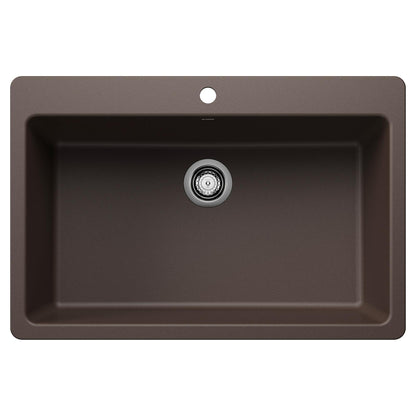 Liven 33 Super Single Dual Mount - Kitchen Sink