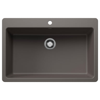 Liven 33 Super Single Dual Mount - Kitchen Sink