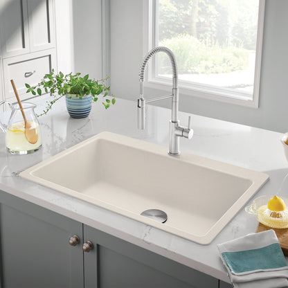 Liven 33 Super Single Dual Mount - Kitchen Sink