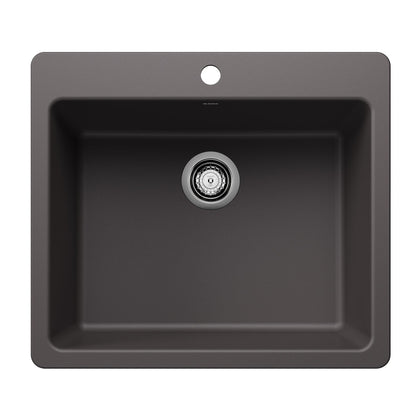 Blanco LIVEN 25 Single Bowl Dual Mount Kitchen Sink