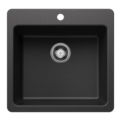 Blanco LIVEN 21 Single Bowl Dual Mount Kitchen Sink