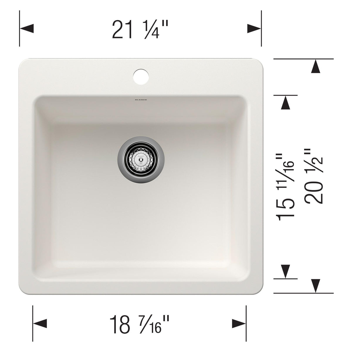 Liven 21 Single Bowl Dual Mount - Kitchen Sink