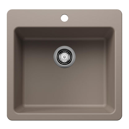 Blanco LIVEN 21 Single Bowl Dual Mount Kitchen Sink