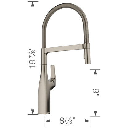 Rivana Semi Pro Pull-Down Dual-Spray - Kitchen Faucet