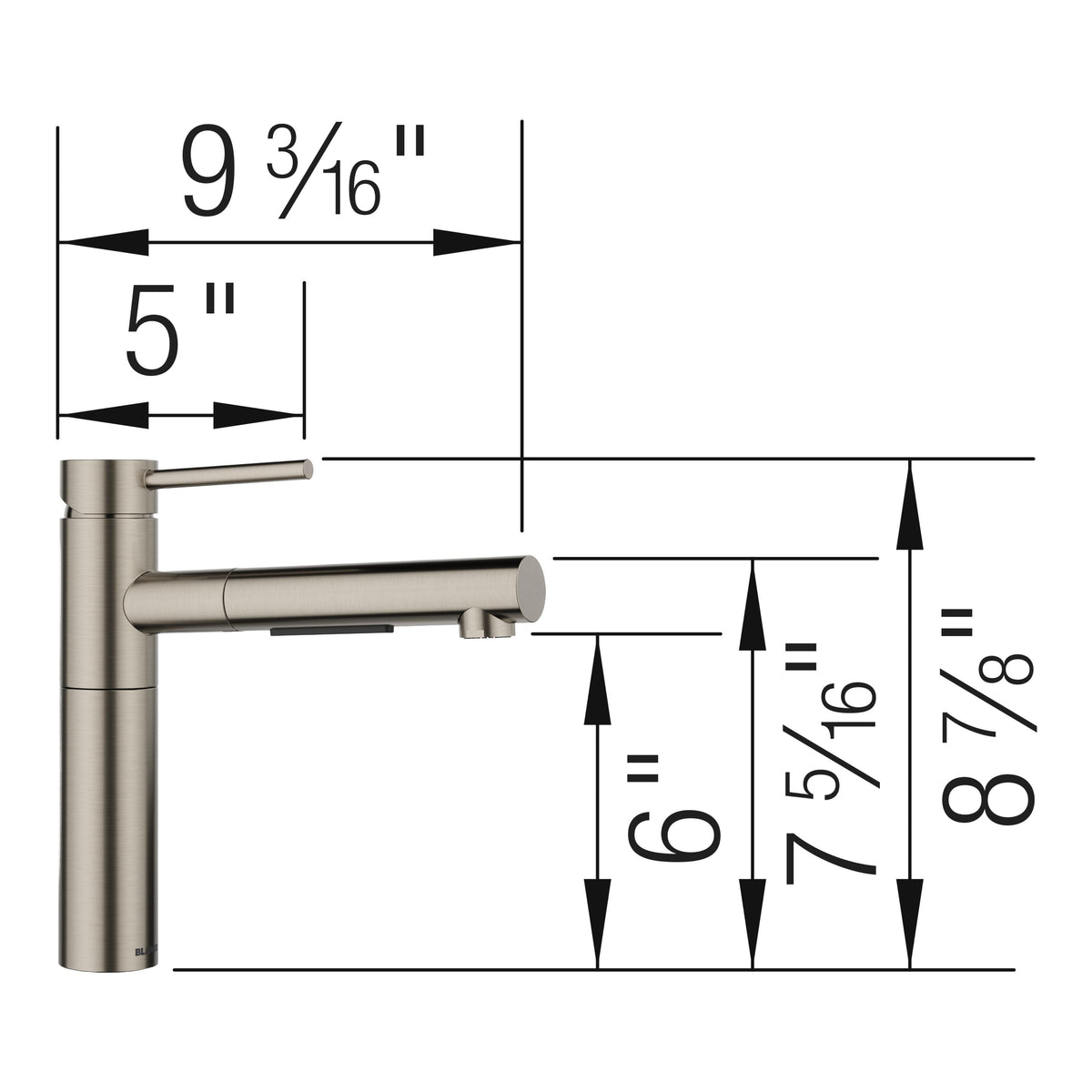 Alta Ii Low Arc Pull-Out Dual-Spray - Kitchen Faucet
