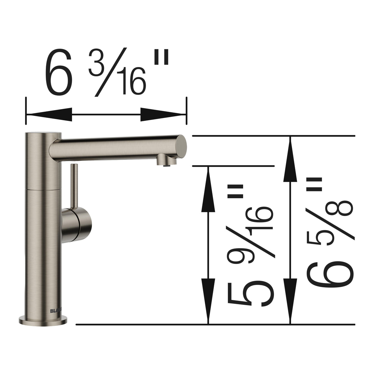 Alta Ii Beverage Low - Arc Faucet