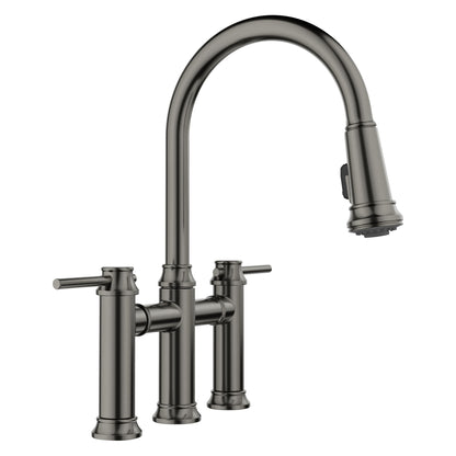 Blanco EMPRESSA Bridge Pull-Down Dual-Spray Faucet