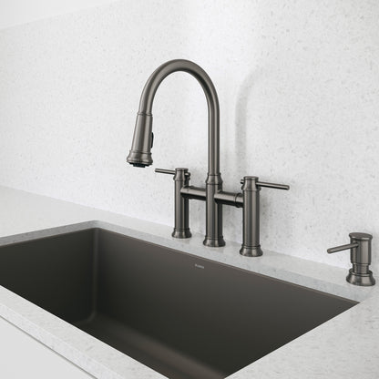 Empressa Bridge Pull-Down - Dual-Spray Faucet