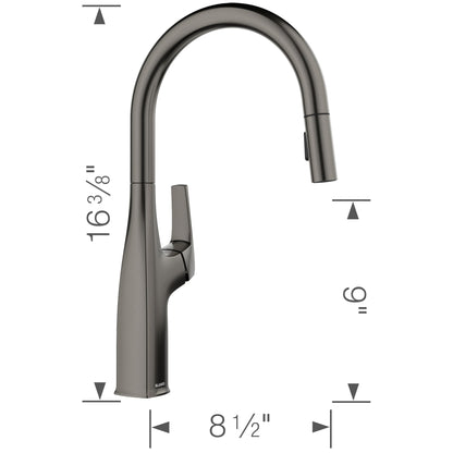 Rivana High Arc Pull-Down Dual-Spray - Kitchen Faucet