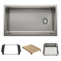 Inteos Single Bowl Kitchen Sink - Satin Polish