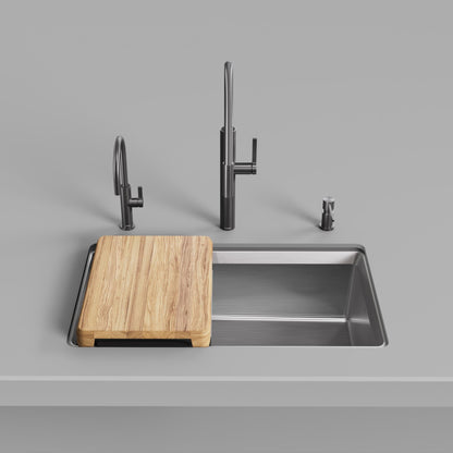 Inteos Single Bowl Kitchen Sink - Satin Polish