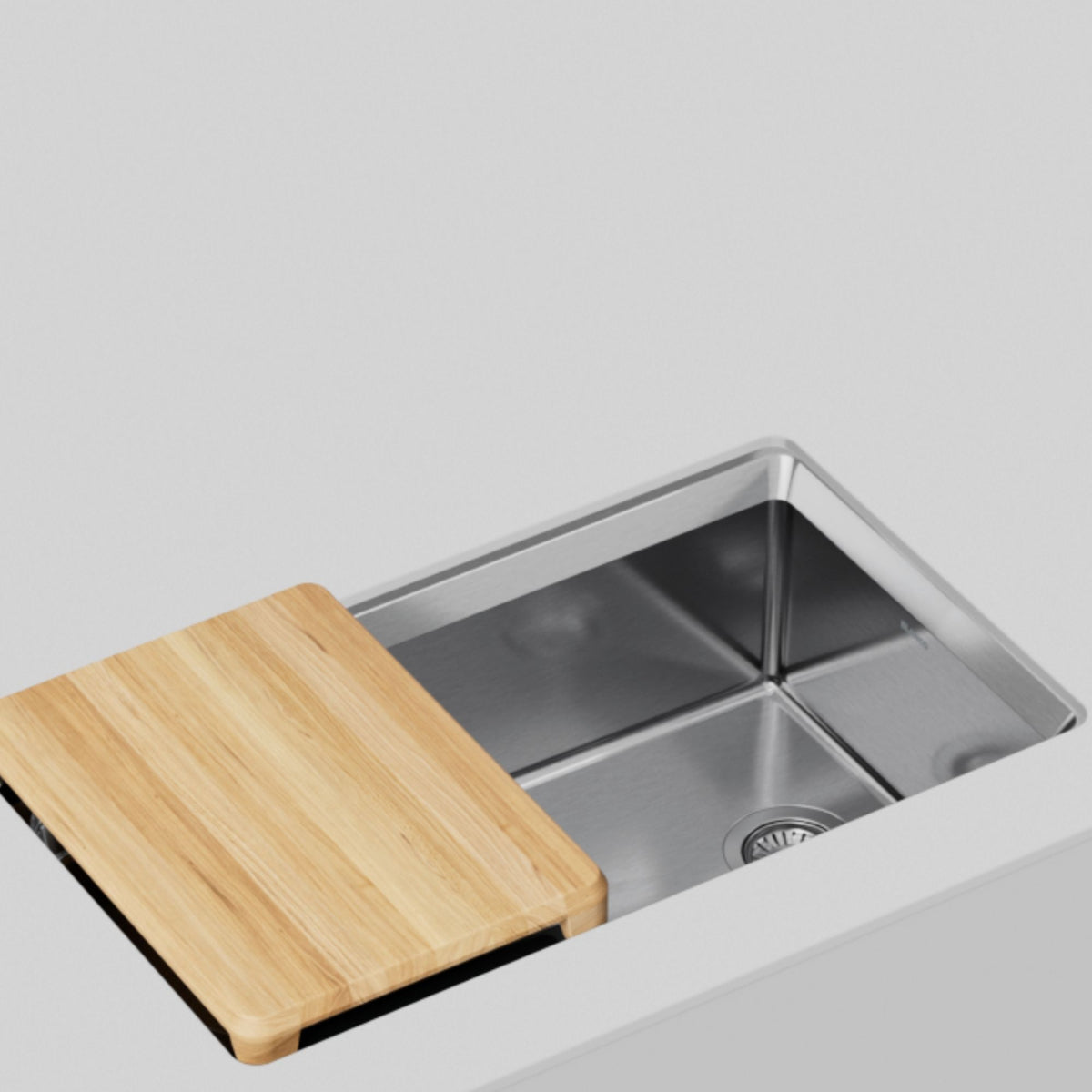 Inteos Single Bowl Kitchen Sink - Satin Polish