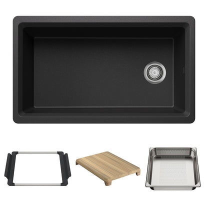 Inteos Single Bowl Kitchen Sink - Anthracite