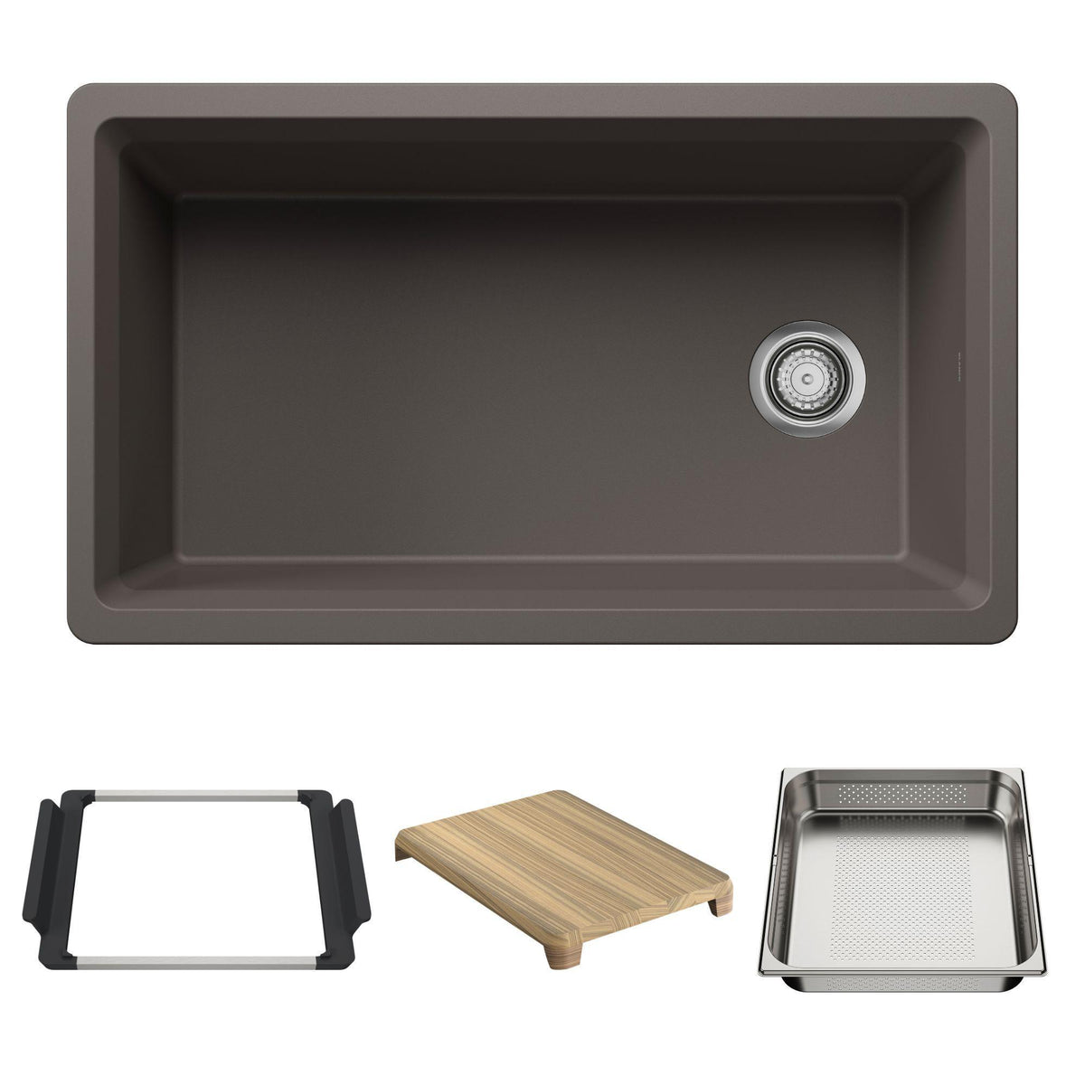 Inteos Single Bowl Kitchen Sink - Undermount Mounting