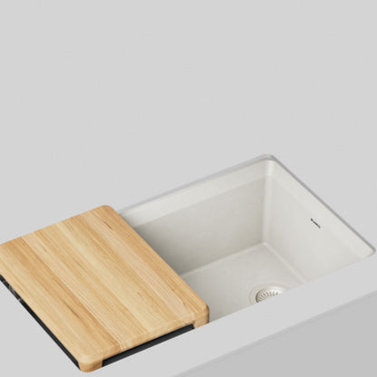 Inteos Single Bowl Kitchen Sink - Soft White