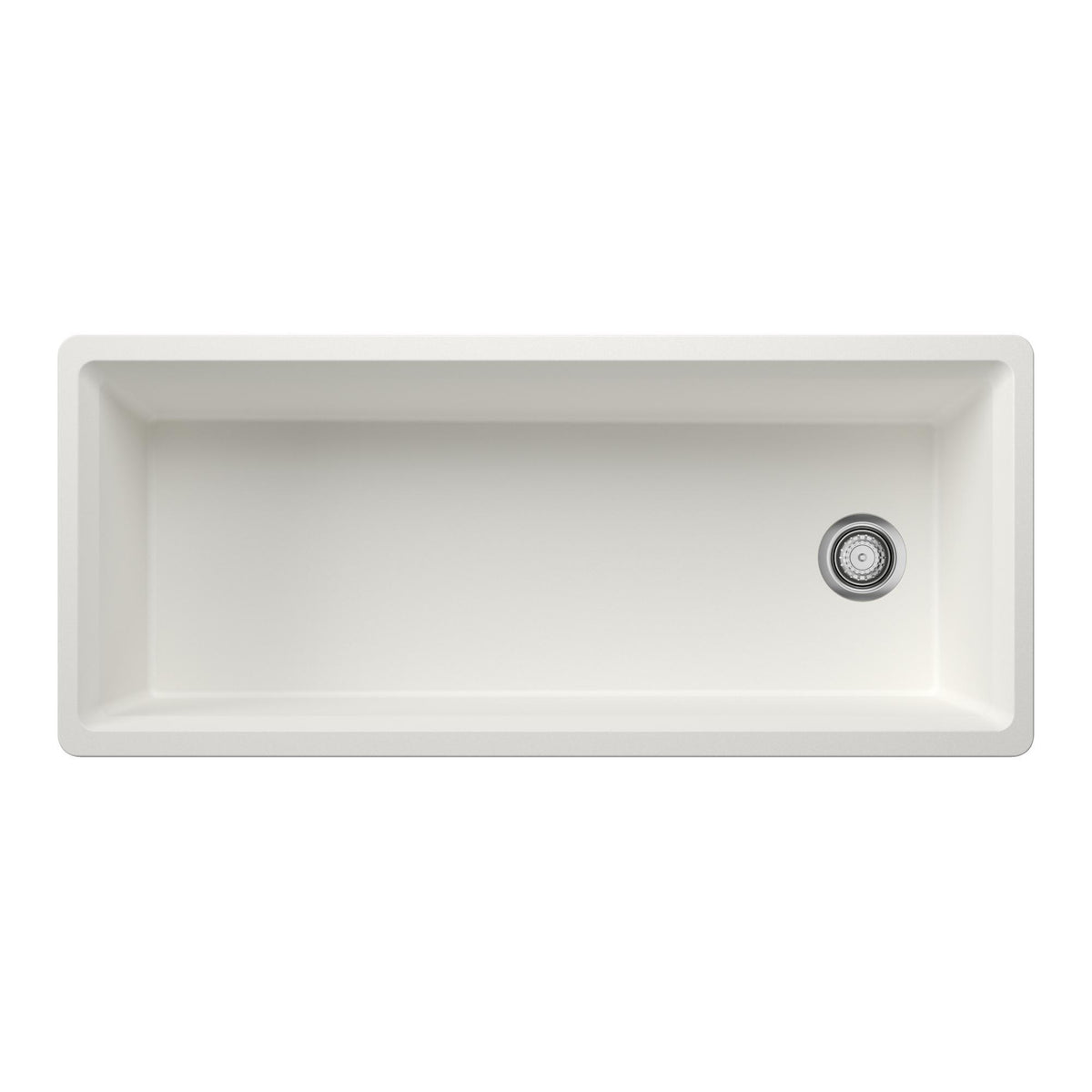 Inteos Single Bowl Kitchen Sink - White - 45" L x 19.5" W