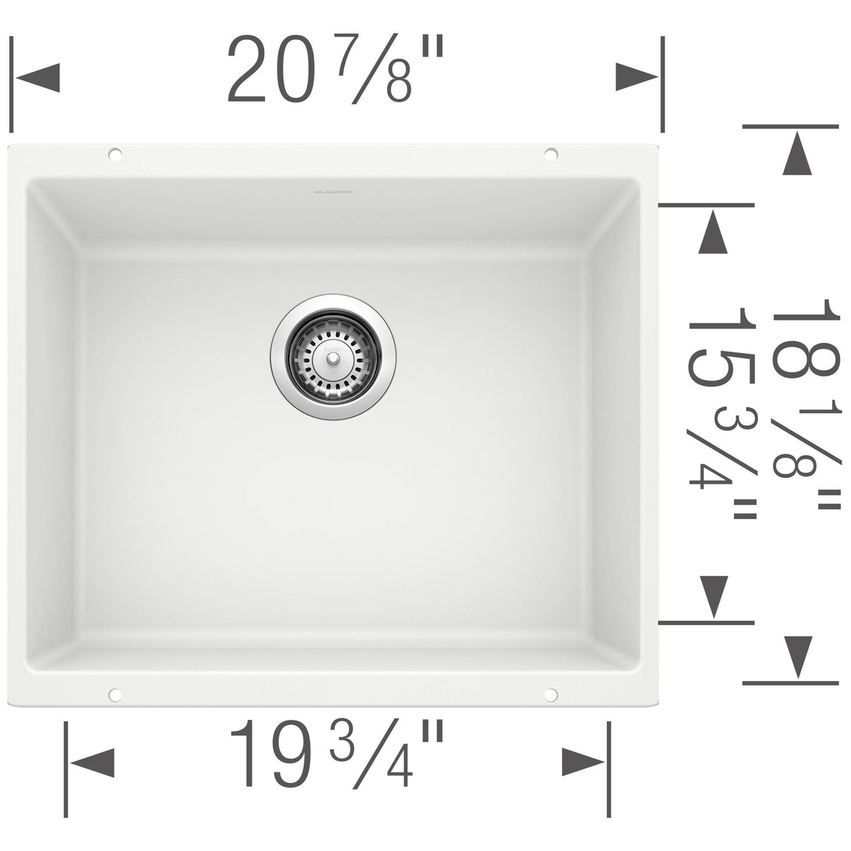 Precis 21 Single Bowl Undermount - Kitchen Sink