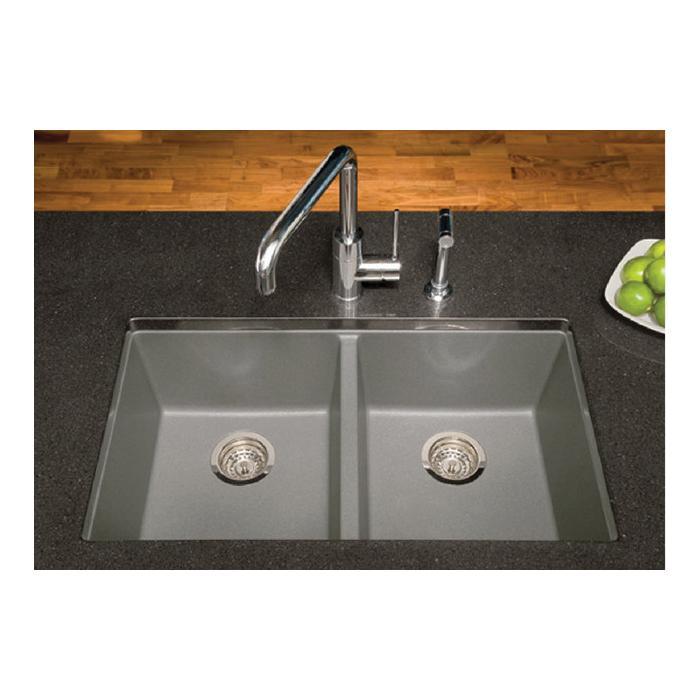 Precis Equal Double Bowl Undermount - Kitchen Sink