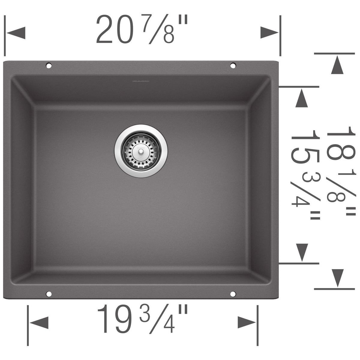 Precis 21 Single Bowl Undermount - Kitchen Sink