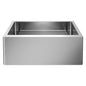 Blanco 522215 QUATRUS® Apron Front Kitchen Sink, Rectangular Shape, 25 in L x 19 in W x 9.0787 in H, Reinforced Base Mount, Stainless Steel, Brushed, Import