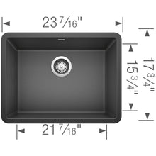 Blanco PRECIS 24 Single Bowl Undermount Kitchen Sink