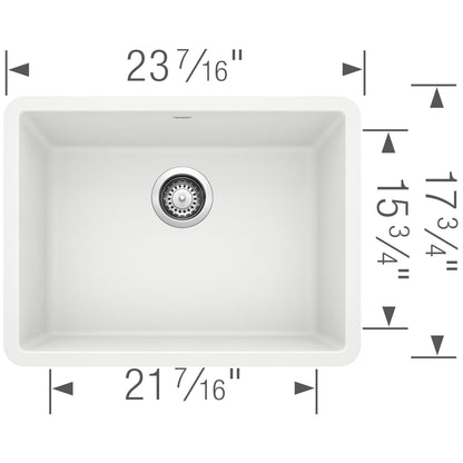 Precis 24 Single Bowl Undermount - Kitchen Sink