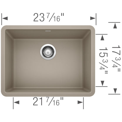 Precis 24 Single Bowl Undermount - Kitchen Sink