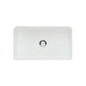 Blanco 524259 CERANA II™ Apron Front Farmhouse Kitchen Sink, Rectangle Shape, 33 in W x 10 in D x 19 in H, Fireclay, White, Import