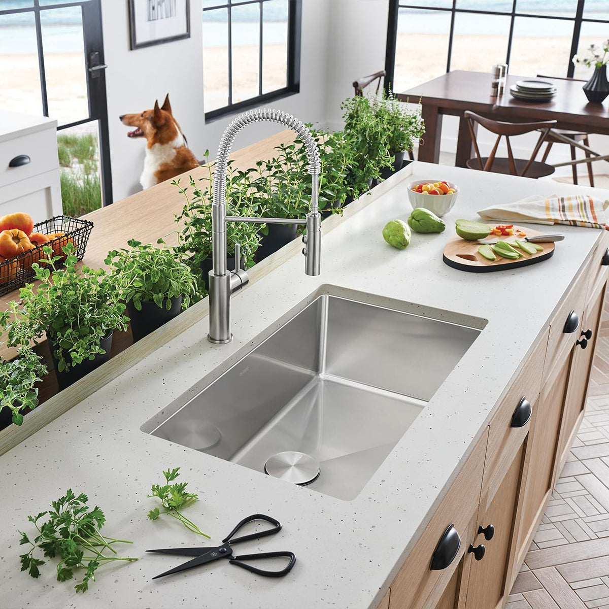 Cuvee R15 Kitchen Sink - Stainless Steel - 32" W x 18" D